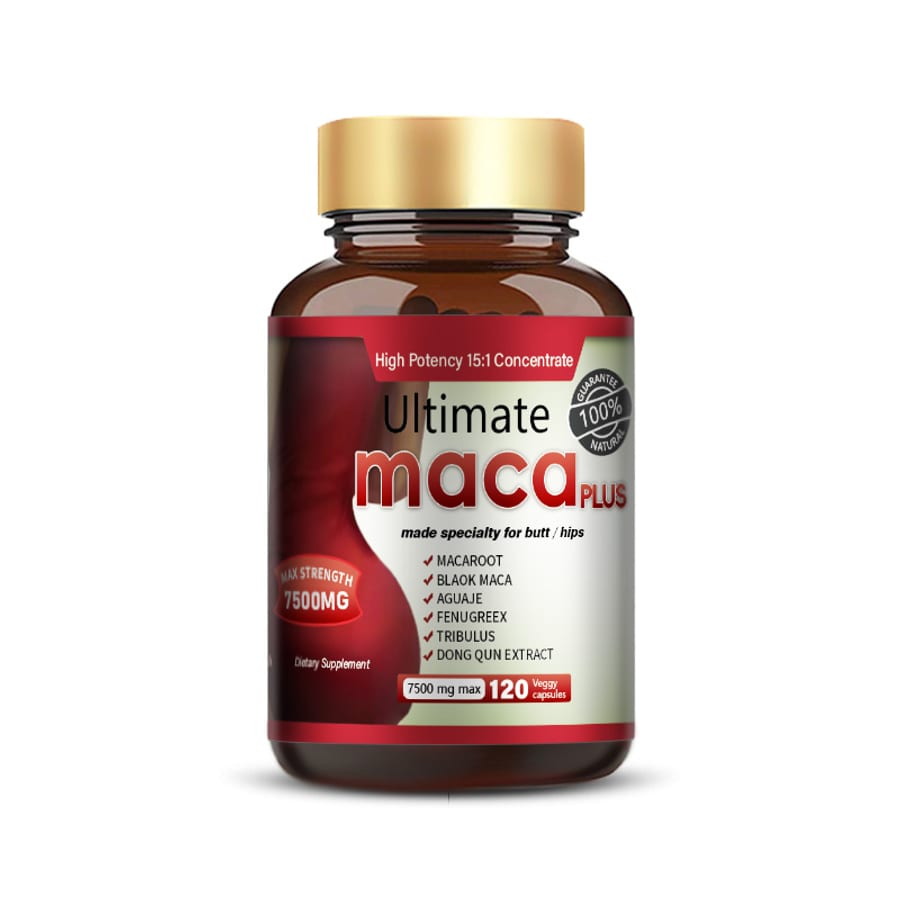Maca blend capsules in a 120-count bottle