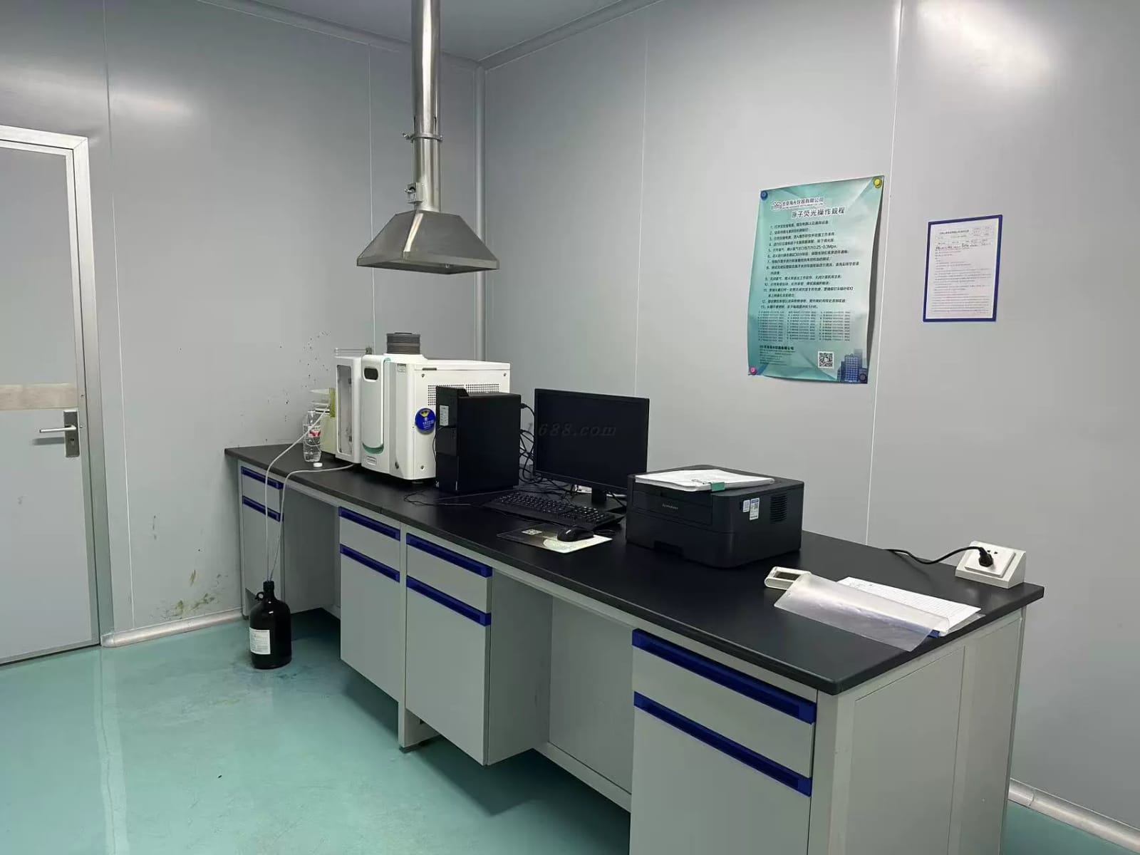 Laboratory instrumentation used for product testing